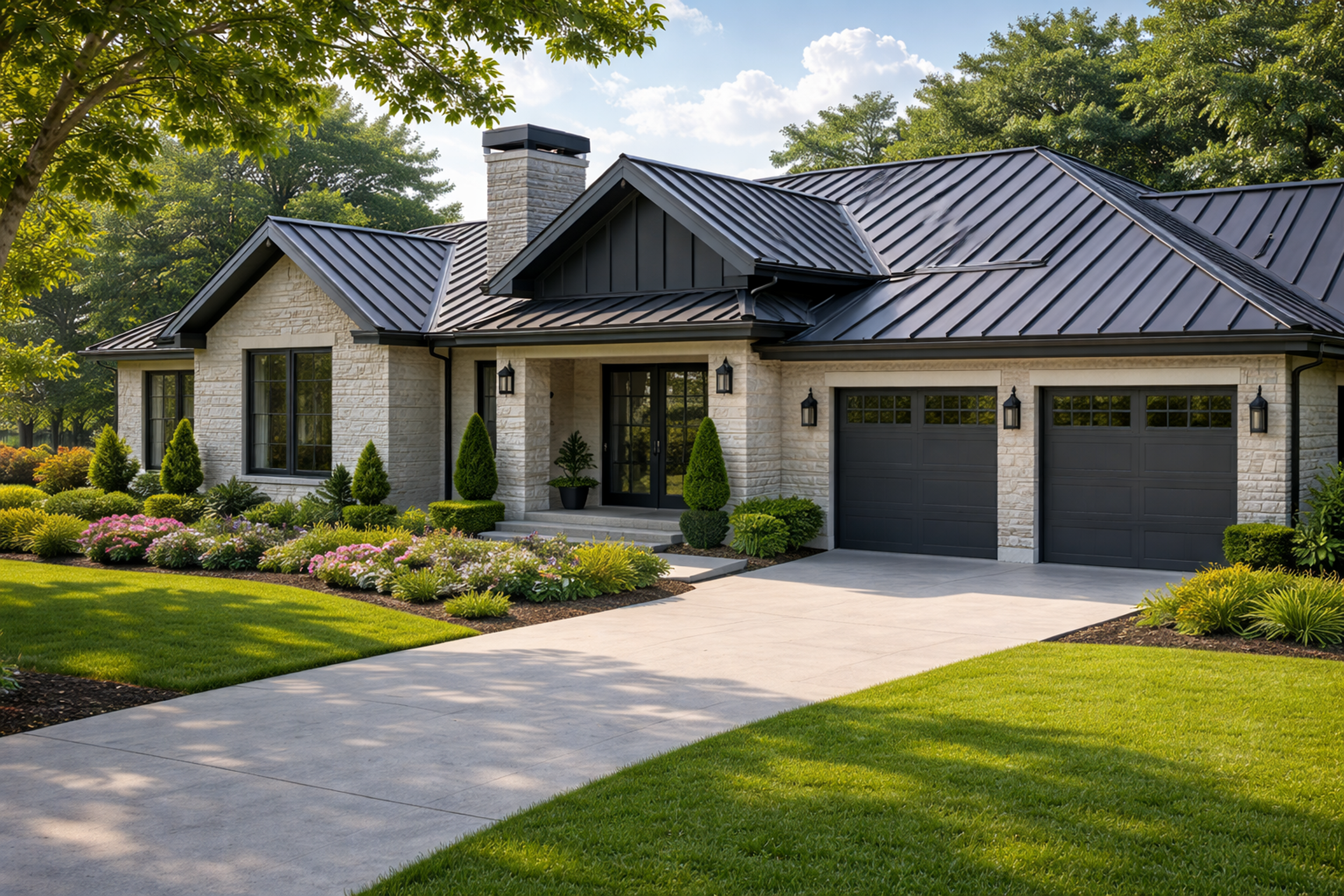 Anniston AL roofing contractor installing metal roof
